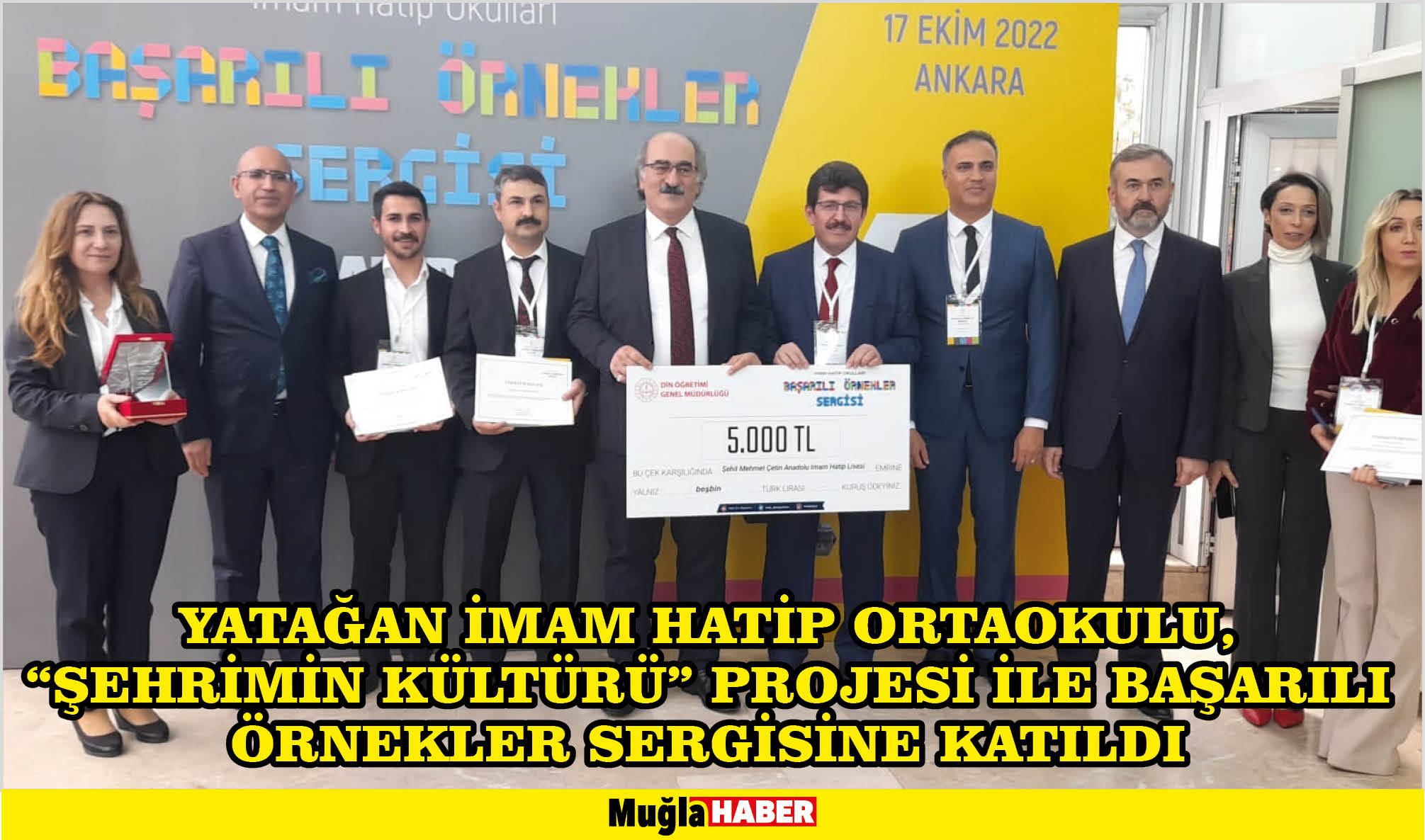 YATAĞAN İMAM HATİP ORTAOKULU, “ŞEHRİMİN KÜLTÜRÜ” PROJESİ İLE BAŞARILI ÖRNEKLER SERGİSİNE KATILDI