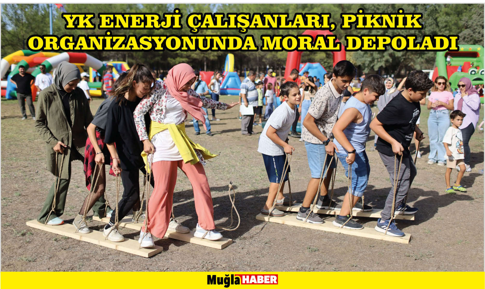 YK Enerji çalışanları, piknik organizasyonunda moral depoladı