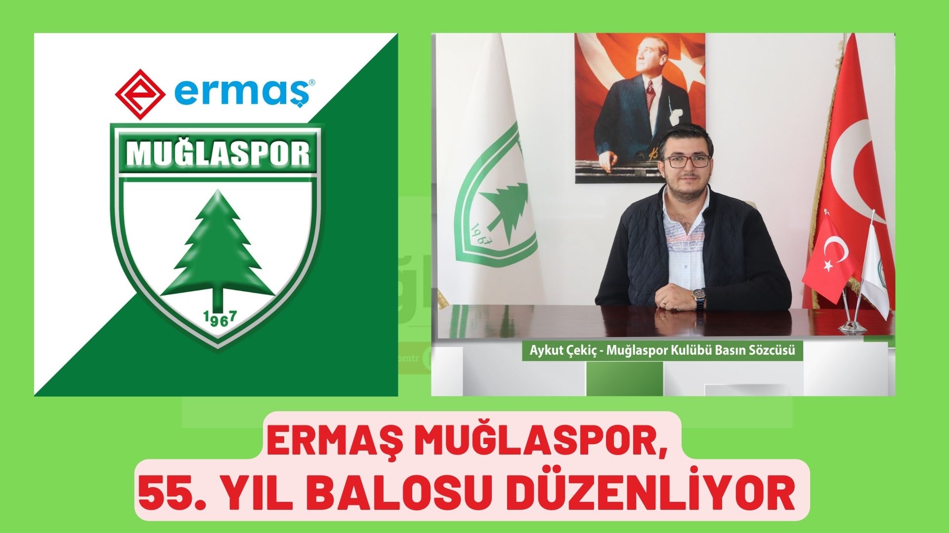 ERMAŞ MUĞLASPOR, 55. YIL BALOSU DÜZENLİYOR