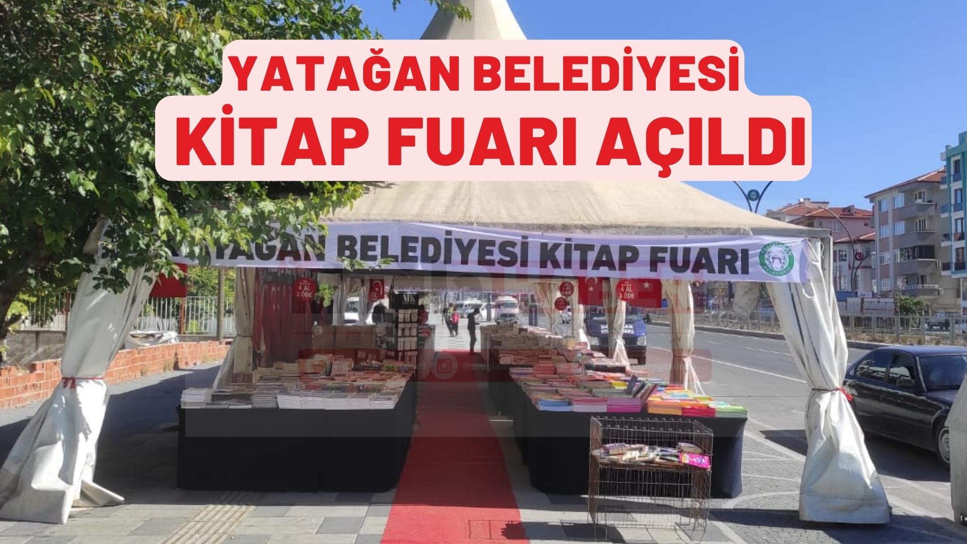 YATAĞAN BELEDİYESİ KİTAP FUARI AÇILDI