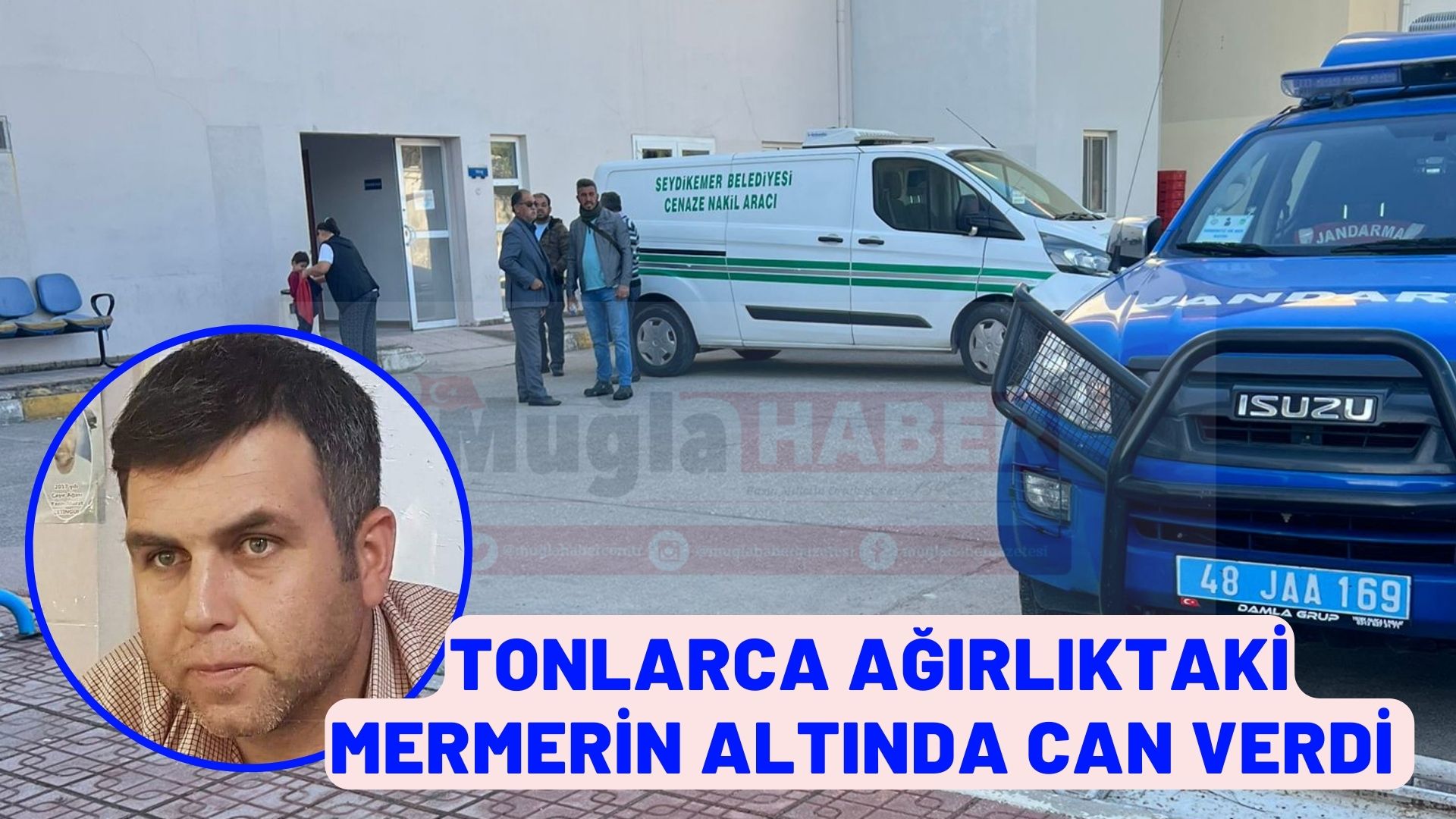 Tonlarca ağırlıktaki mermerin altında can verdi