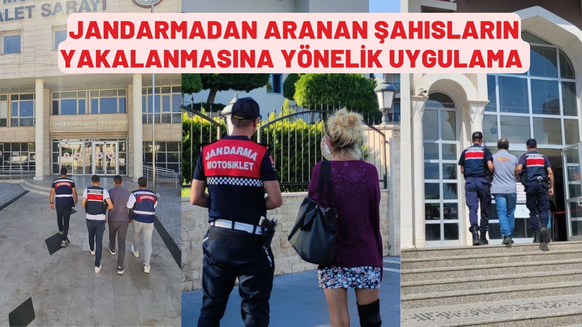 Jandarmadan aranan şahısların yakalanmasına yönelik uygulama