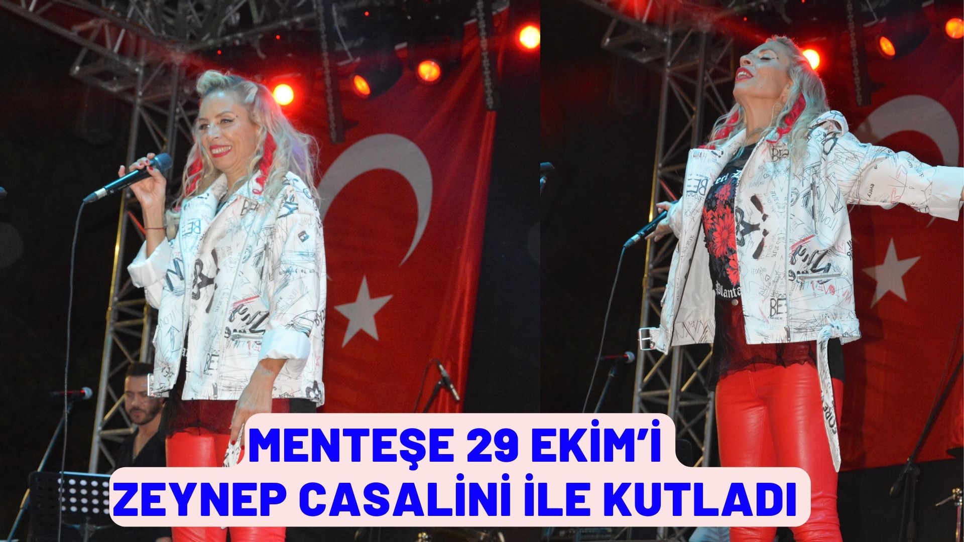 MENTEŞE 29 EKİM’İ ZEYNEP CASALİNİ İLE KUTLADI