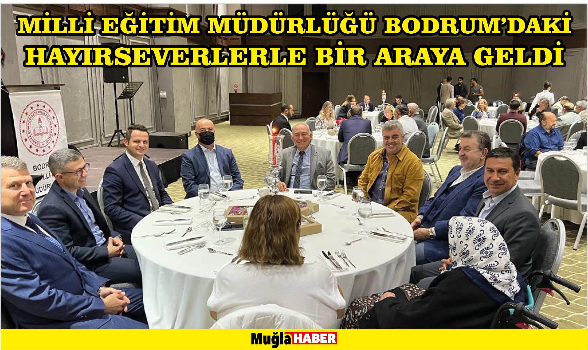 MİLLİ EĞİTİM MÜDÜRLÜĞÜ BODRUM’DAKİ HAYIRSEVERLERLE BİR ARAYA GELDİ