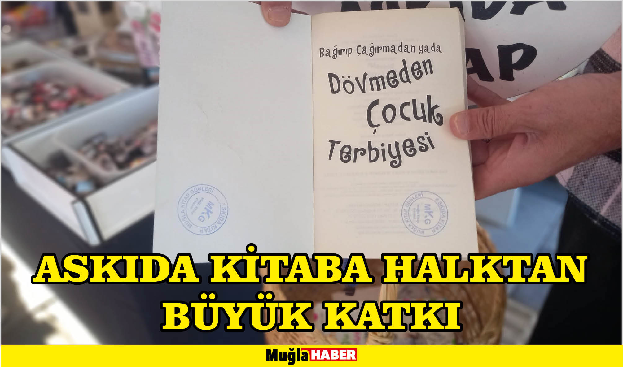 ASKIDA KİTABA HALKTAN BÜYÜK KATKI