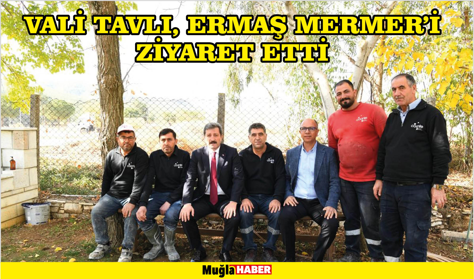 VALİ TAVLI, ERMAŞ MERMER’İ ZİYARET ETTİ