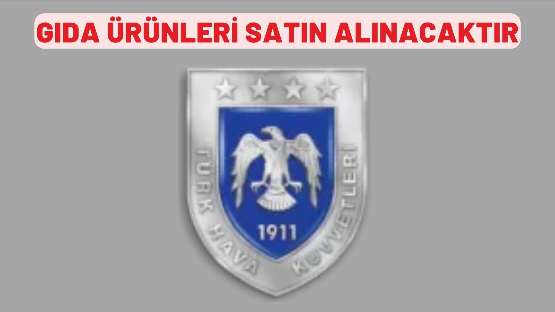 Gıda ürünleri satın alınacaktır