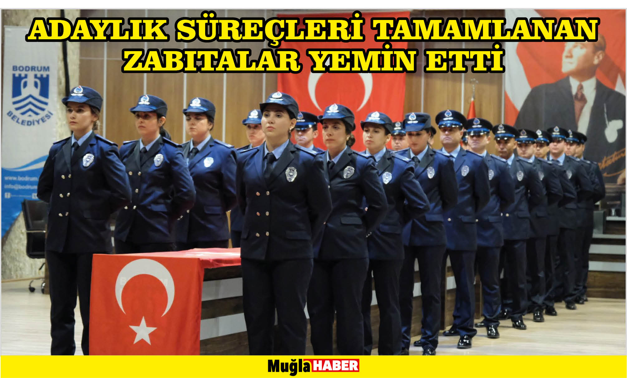 ADAYLIK SÜREÇLERİ TAMAMLANAN ZABITALAR YEMİN ETTİ