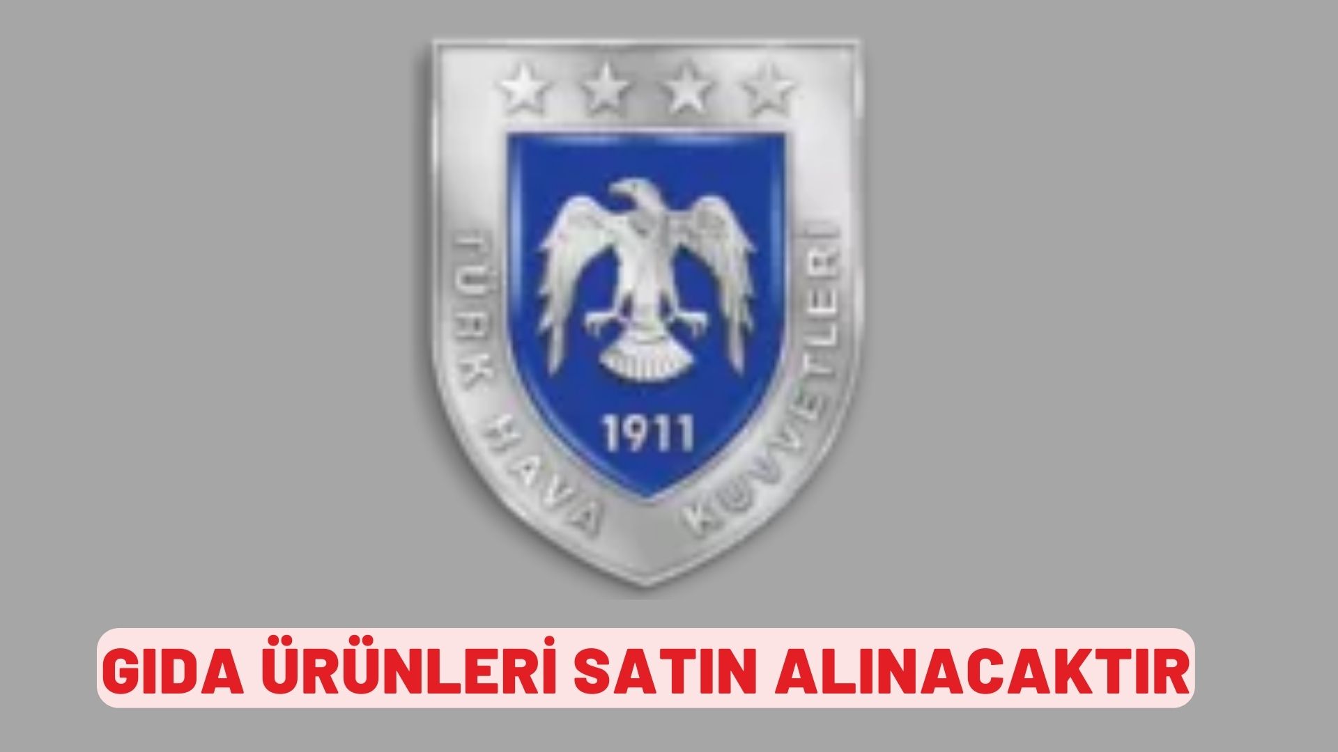 Gıda ürünleri satın alınacaktır