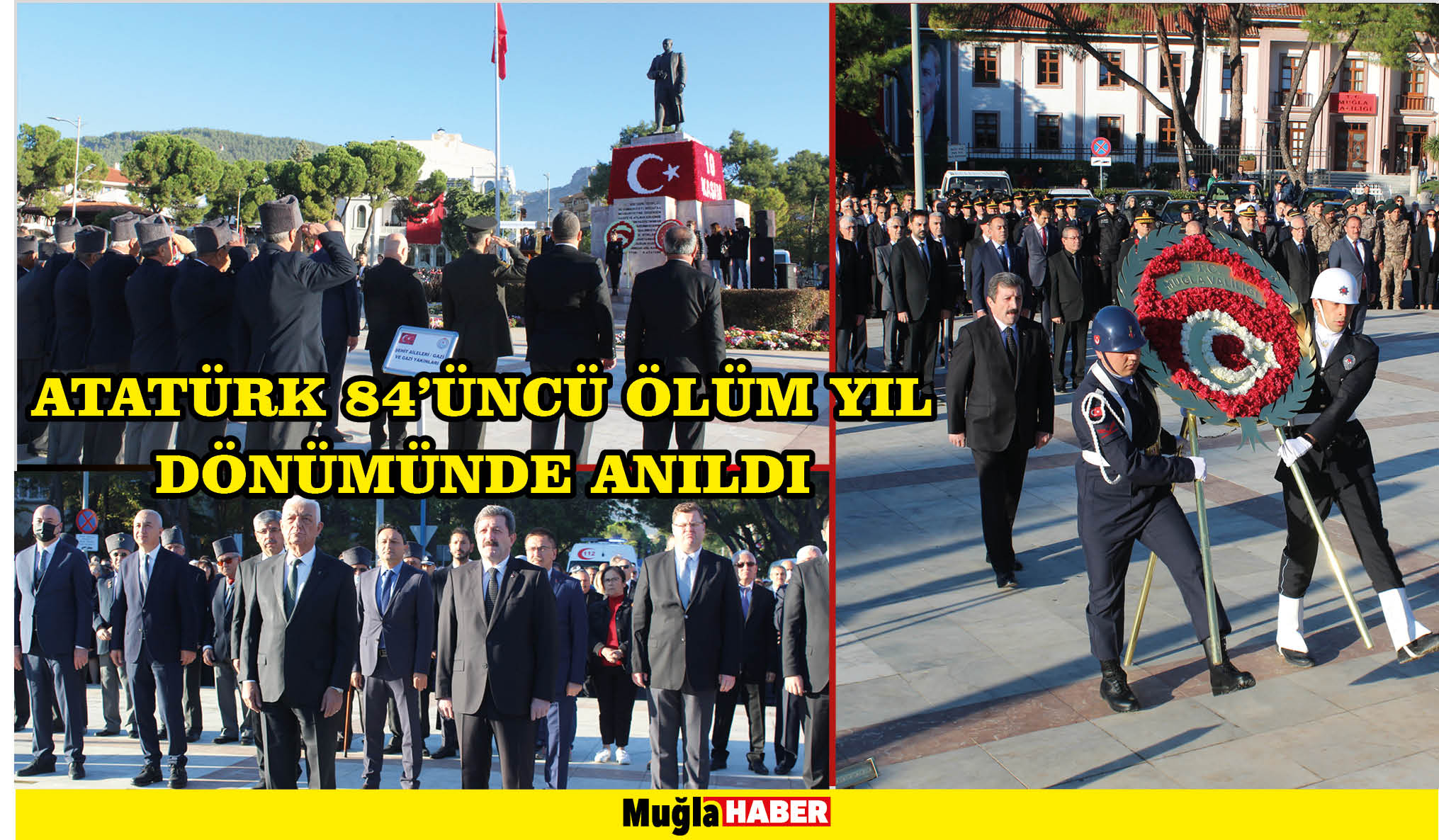 Atatürk 84’üncü ölüm yıl dönümünde anıldı