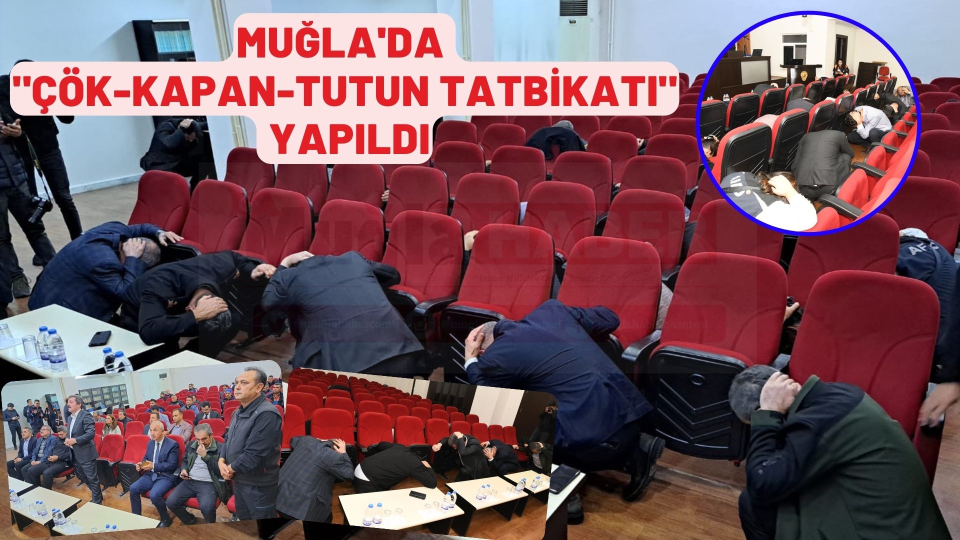 MUĞLA'DA "ÇÖK-KAPAN-TUTUN" TATBİKATI YAPILDI