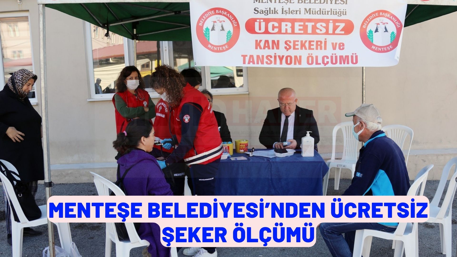 Menteşe Belediyesi’nden Ücretsiz Şeker Ölçümü