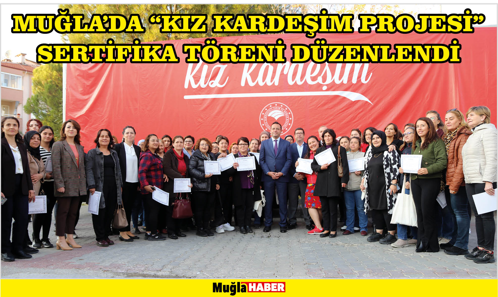 Muğla'da "Kız Kardeşim Projesi" sertifika töreni düzenlendi