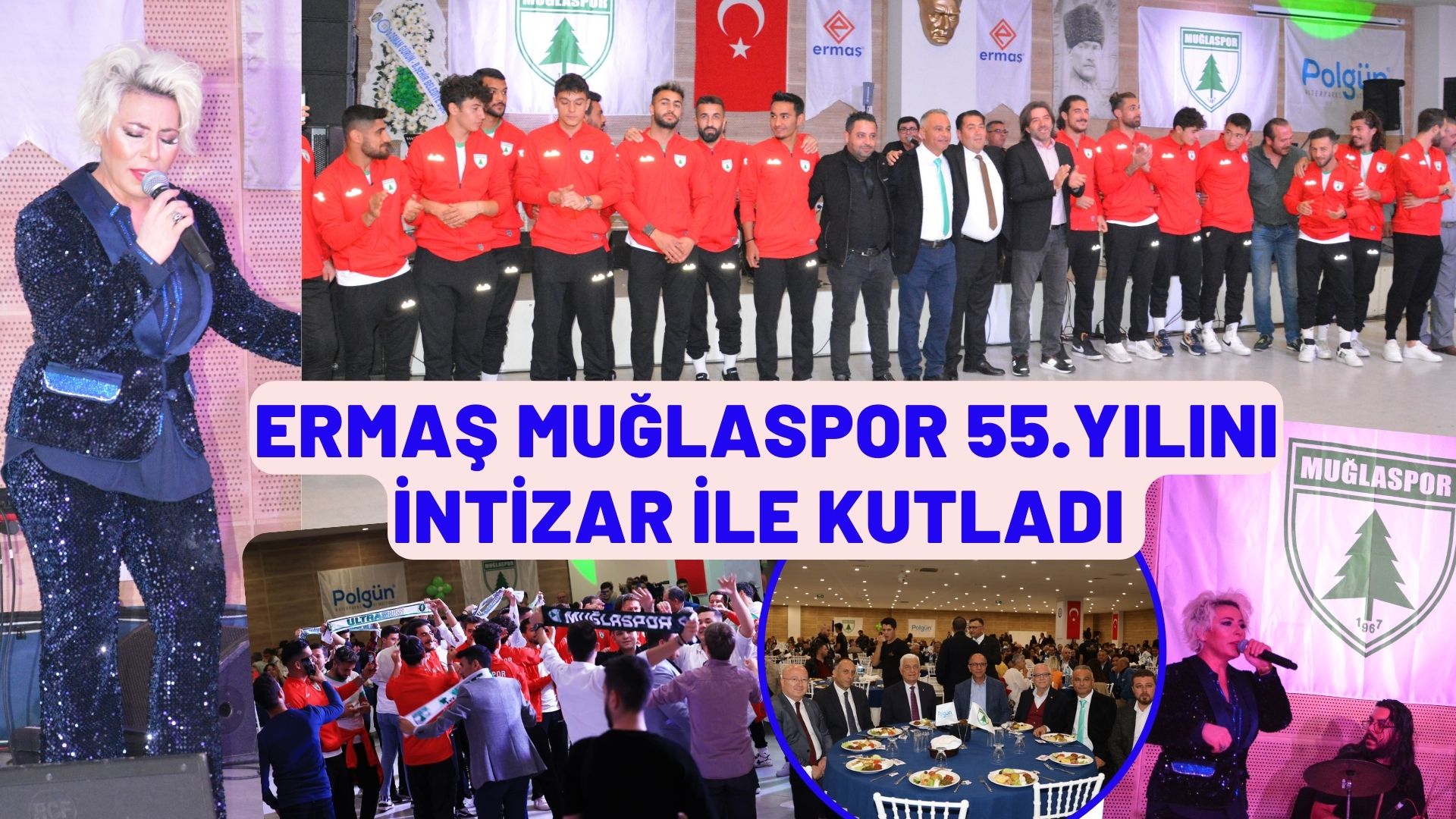 ERMAŞ MUĞLASPOR 55.YILINI İNTİZAR İLE KUTLADI