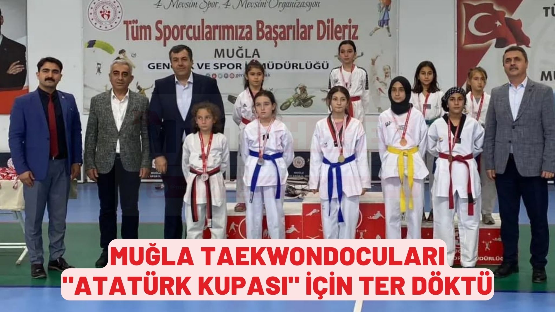 MUĞLA TAEKWONDOCULARI "ATATÜRK KUPASI" İÇİN TER DÖKTÜ