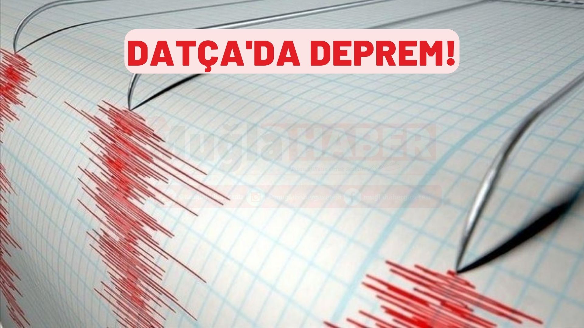 Muğla'nın Datça ilçesinde 5,4 büyüklüğünde deprem