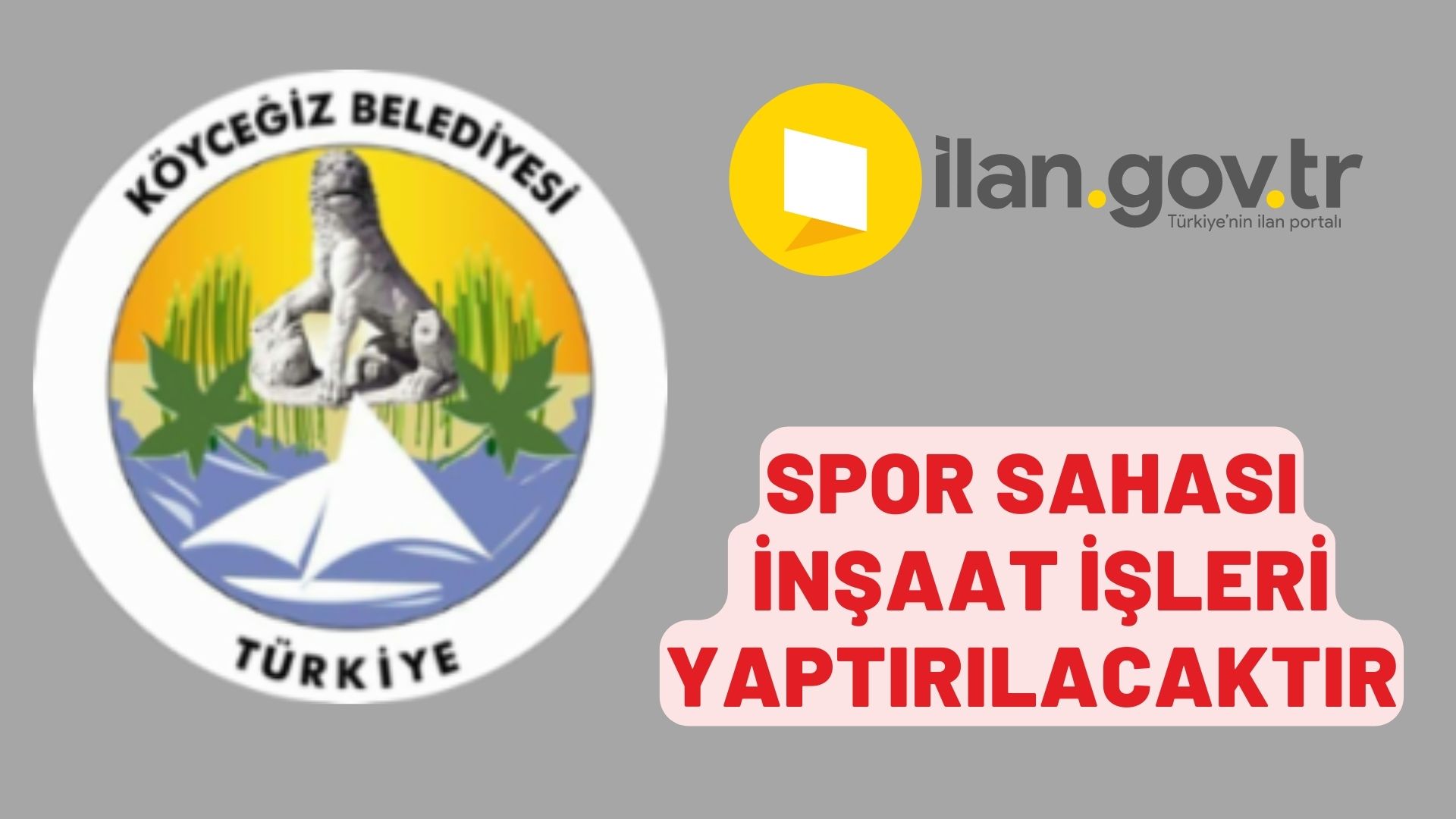 Spor sahası inşaat işleri yaptırılacaktır