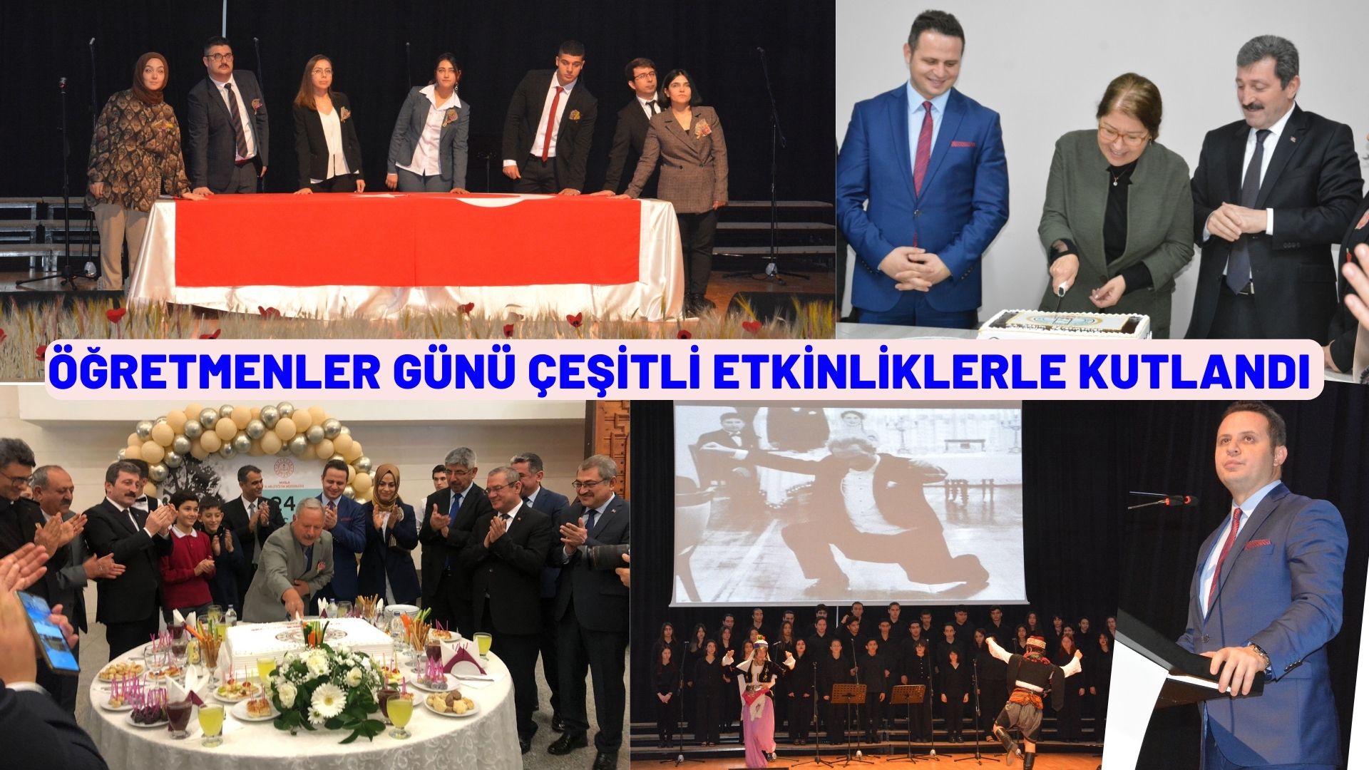 ÖĞRETMENLER GÜNÜ ÇEŞİTLİ ETKİNLİKLERLE KUTLANDI