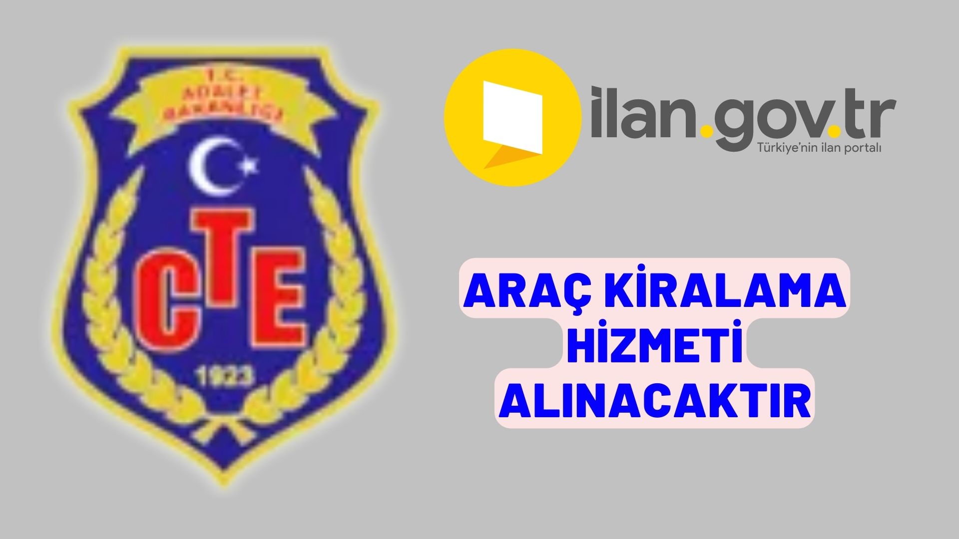 Araç kiralama hizmeti alınacaktır