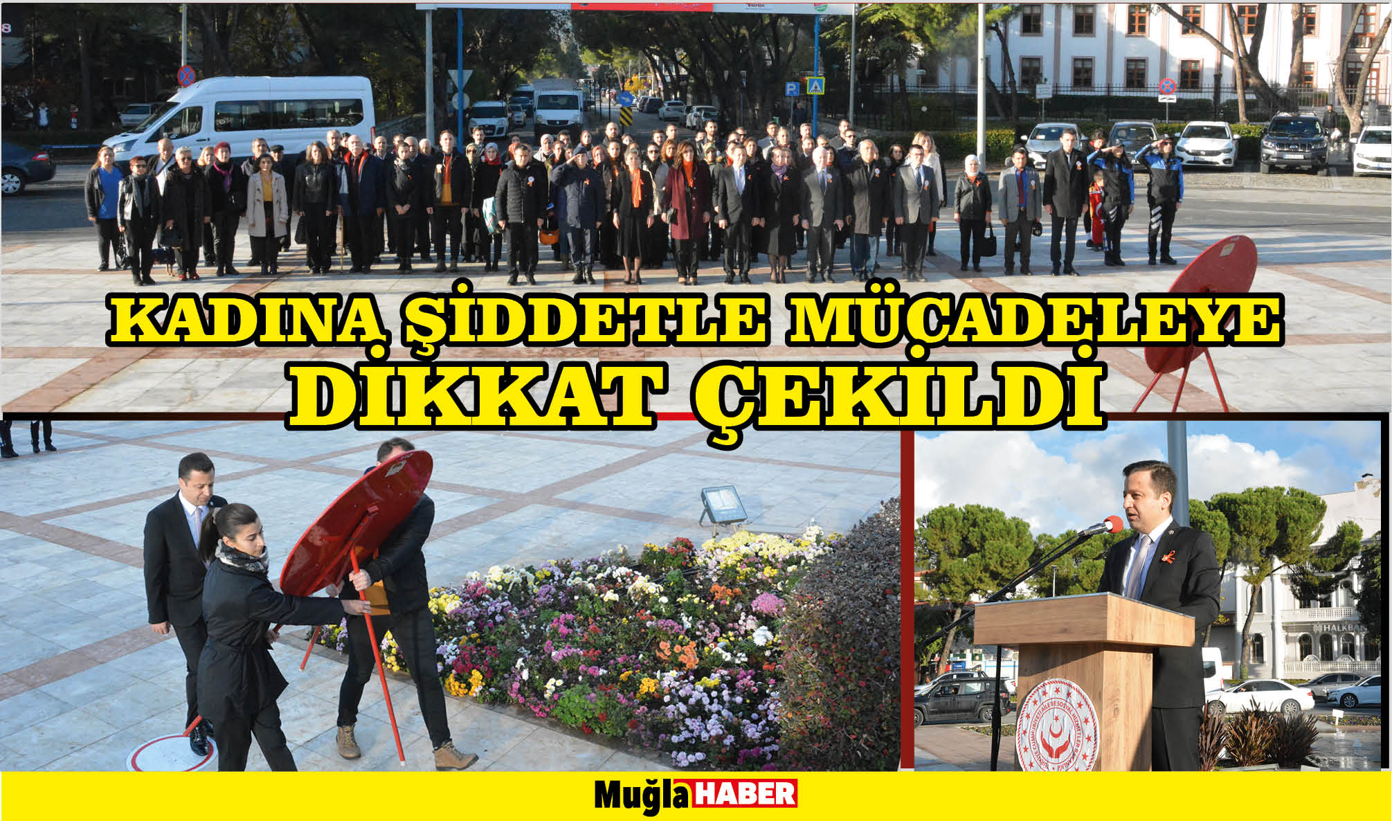 KADINA ŞİDDETLE MÜCADELEYE DİKKAT ÇEKİLDİ