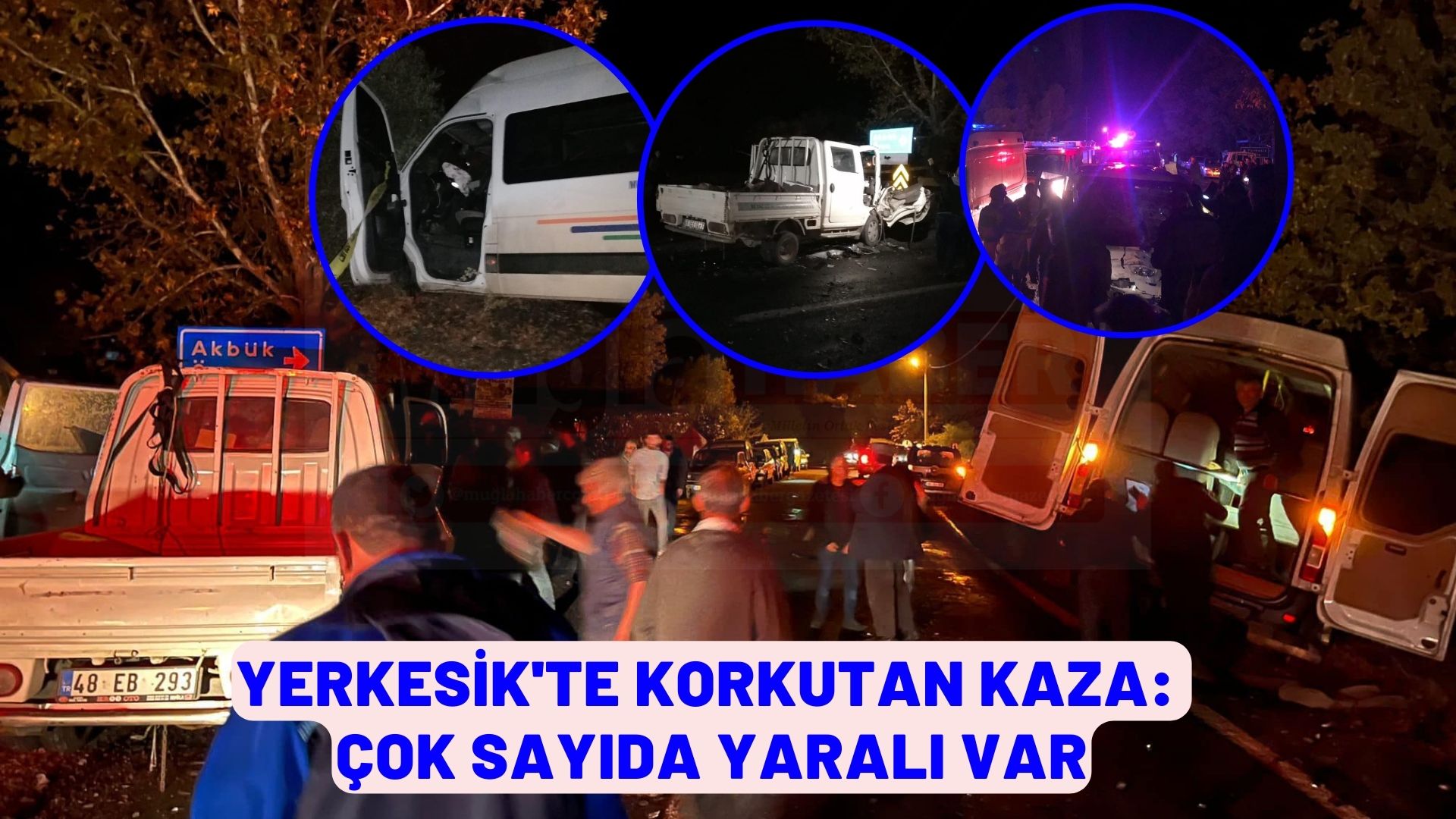 YERKESİK’TE KAZA