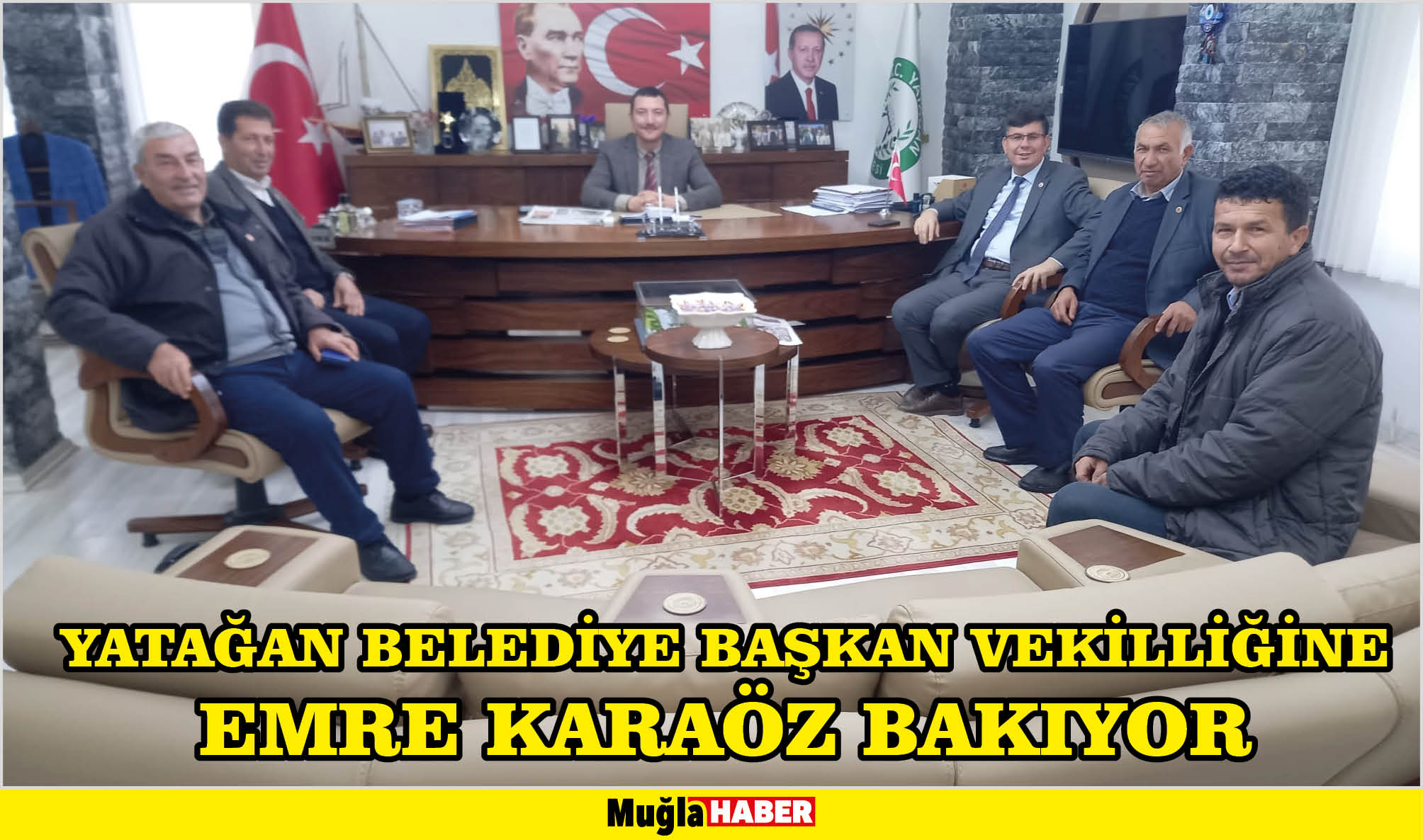 YATAĞAN BELEDİYE BAŞKAN VEKİLLİĞİNE EMRE KARAÖZ BAKIYOR