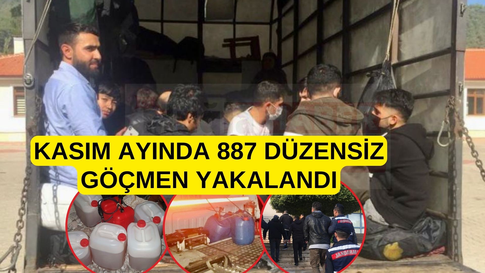 KASIM AYINDA 887 DÜZENSİZ GÖÇMEN YAKALANDI