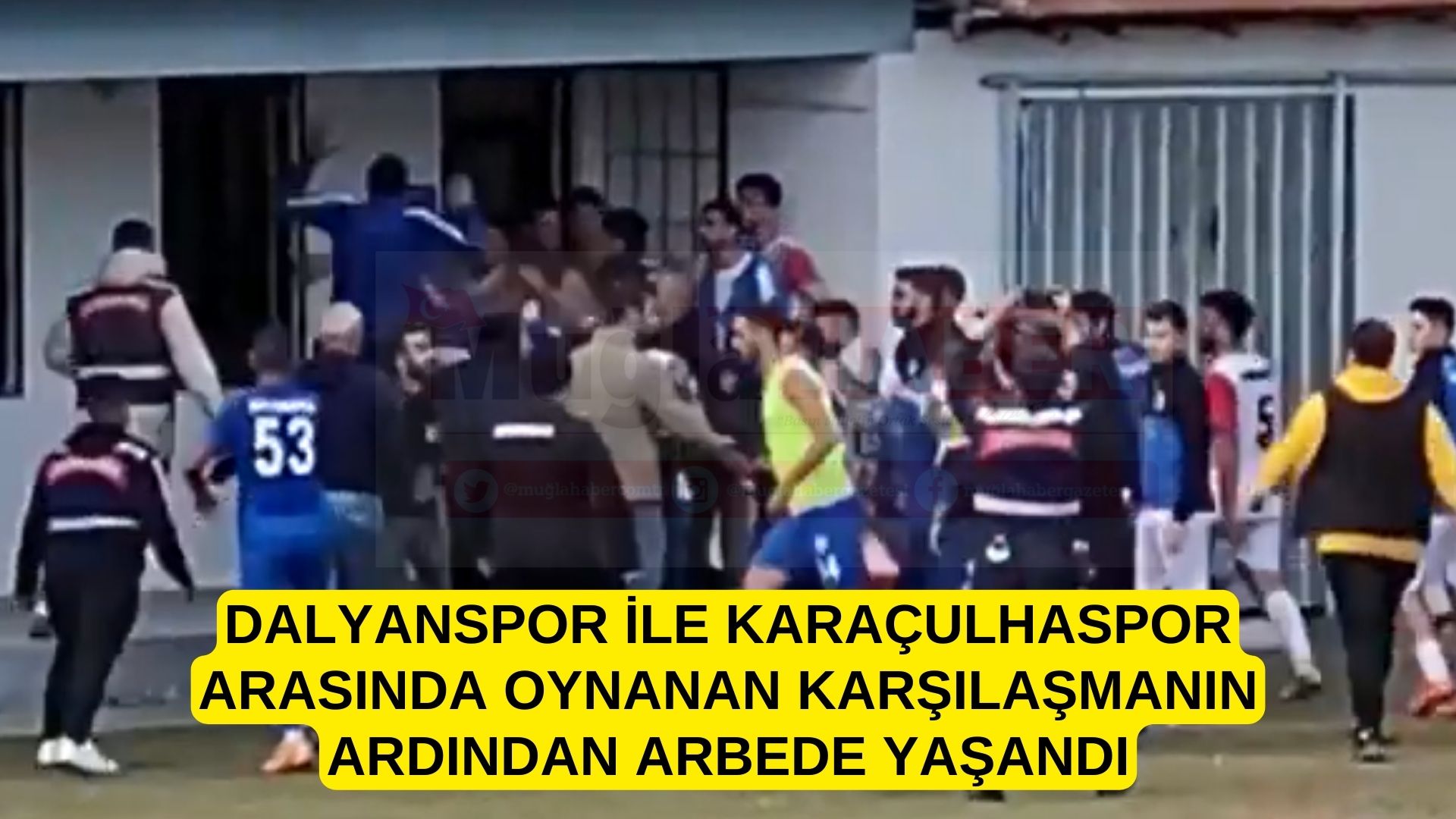 DALYANSPOR İLE KARAÇULHASPOR MAÇI SONRASI ORTALIK KARIŞTI