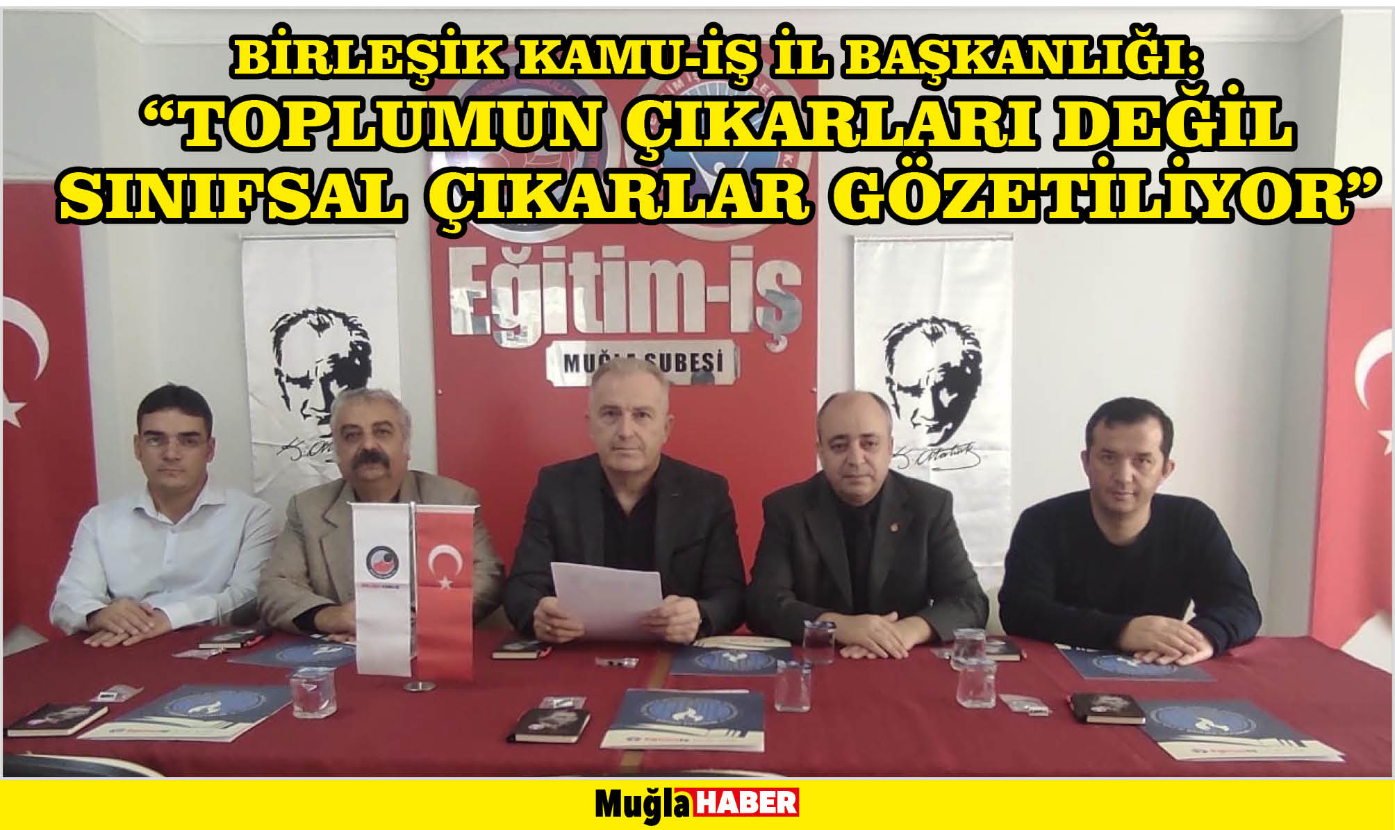 BİRLEŞİK KAMU-İŞ İL BAŞKANLIĞI:  “TOPLUMUN ÇIKARLARI DEĞİL SINIFSAL ÇIKARLAR GÖZETİLİYOR”