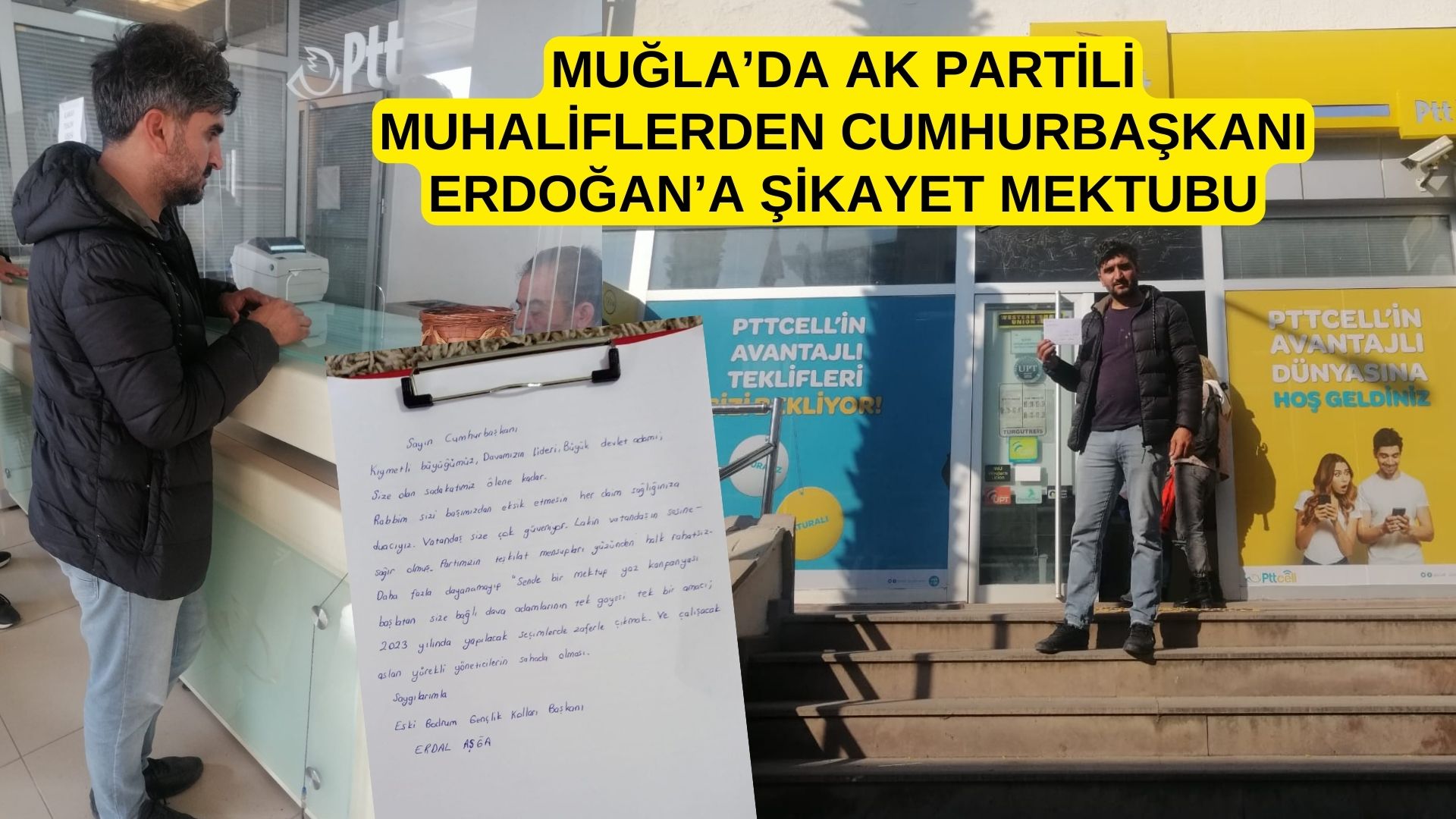 MUĞLA’DA AK PARTİLİ MUHALİFLERDEN CUMHURBAŞKANI ERDOĞAN’A ŞİKAYET MEKTUBU