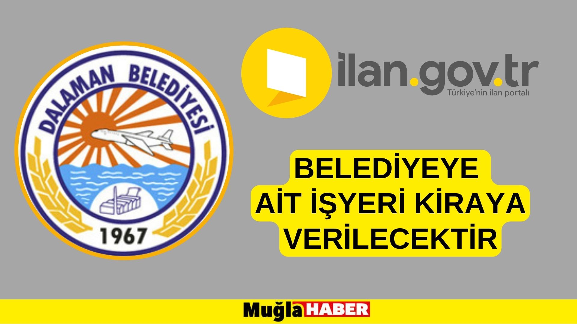 Belediyeye ait işyeri kiraya verilecektir