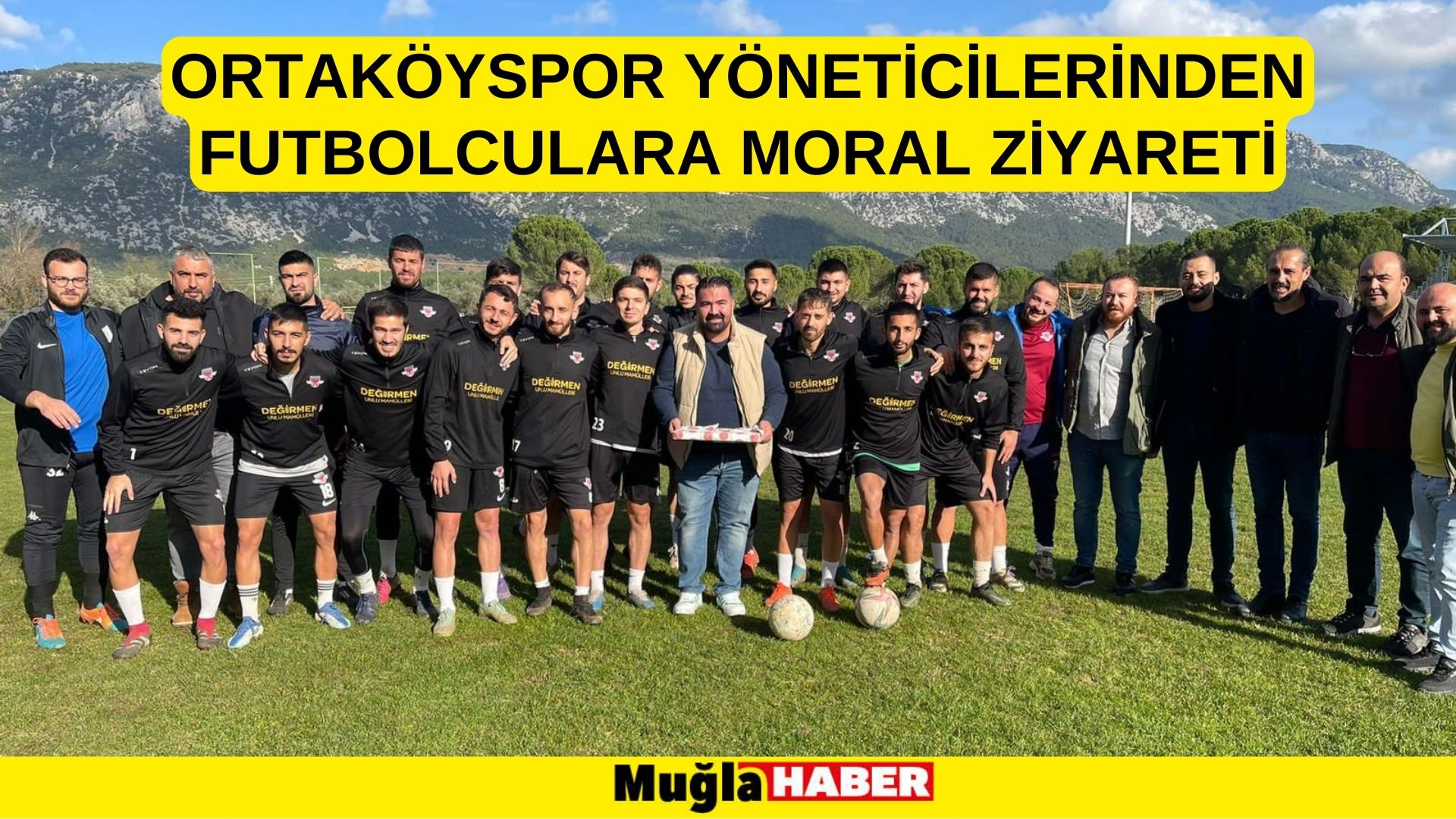 ORTAKÖYSPOR YÖNETİCİLERİNDEN FUTBOLCULARA MORAL ZİYARETİ