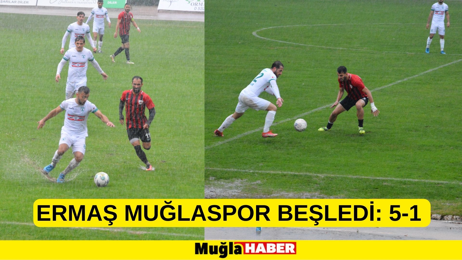 ERMAŞ MUĞLASPOR BEŞLEDİ: 5-1