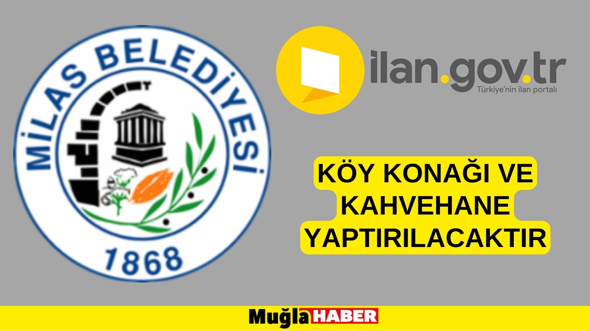 Köy konağı ve kahvehane yaptırılacaktır