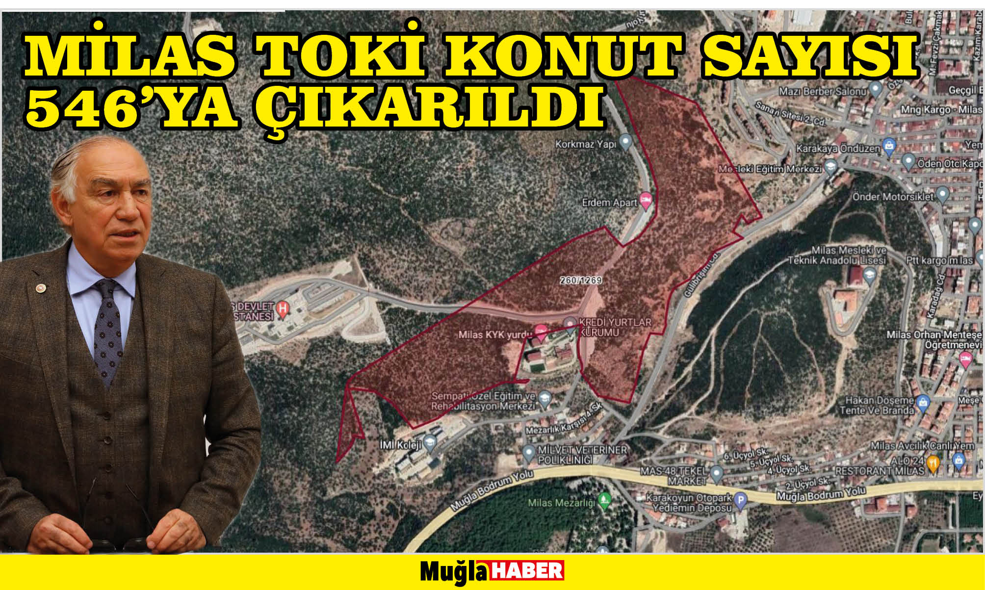 MİLAS TOKİ KONUT SAYISI 546’YA ÇIKARILDI