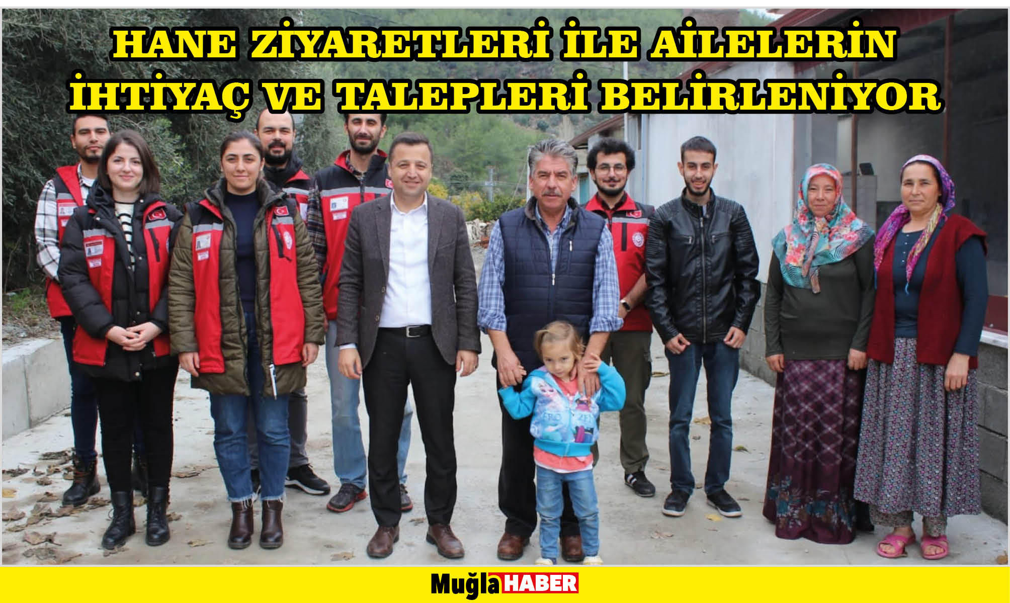 HANE ZİYARETLERİ İLE AİLELERİN İHTİYAÇ VE TALEPLERİ BELİRLENİYOR