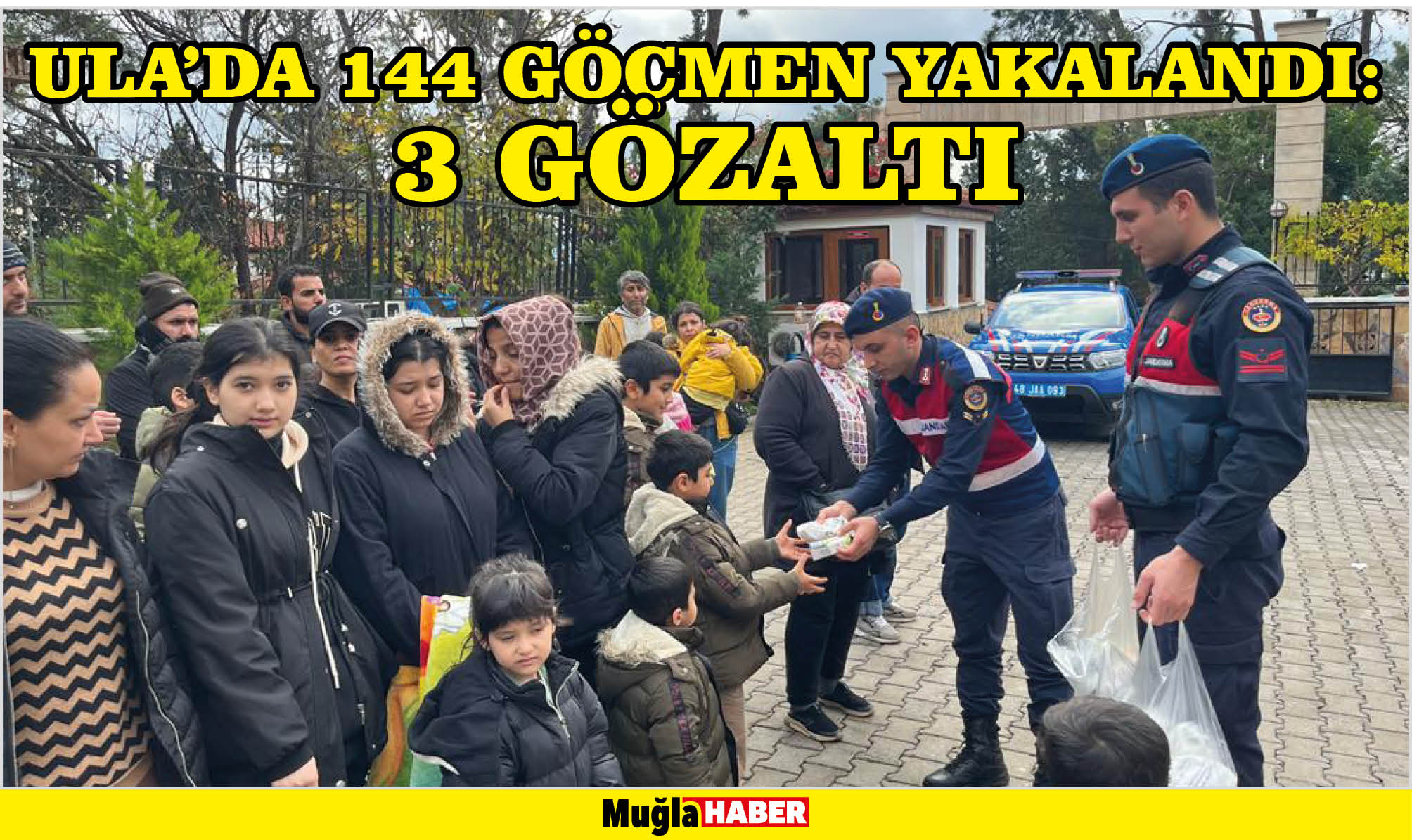 ULA’DA 144 GÖÇMEN YAKALANDI: 3 GÖZALTI