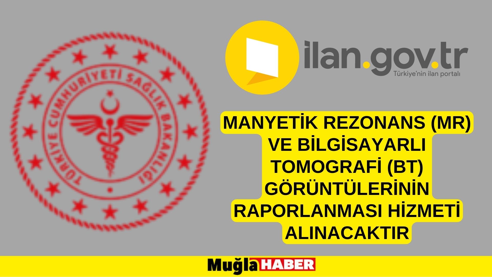 Manyetik rezonans (MR) ve bilgisayarlı tomografi (BT) görüntülerinin raporlanması hizmeti alınacaktır