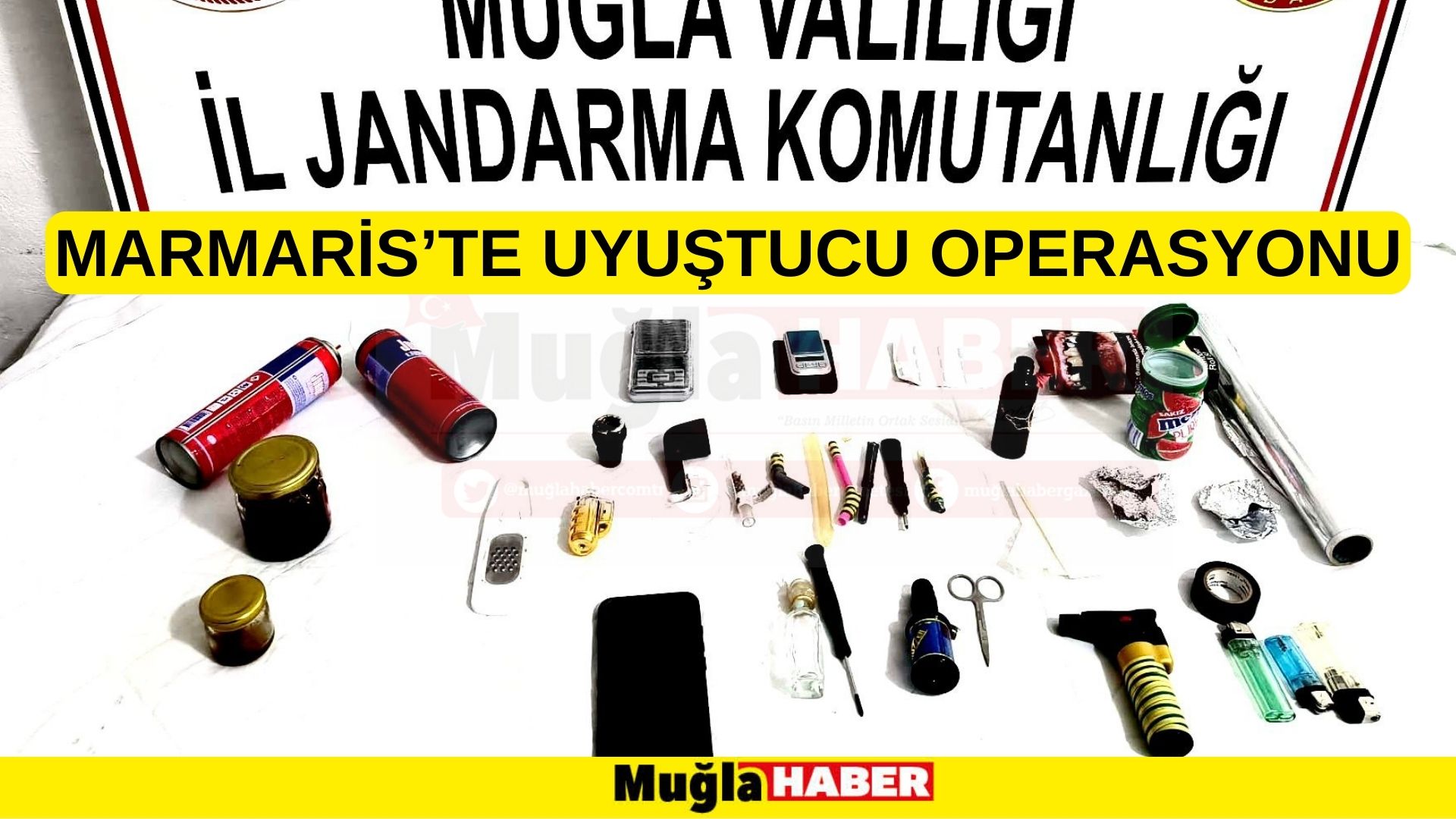 MARMARİS’TE UYUŞTUCU OPERASYONU