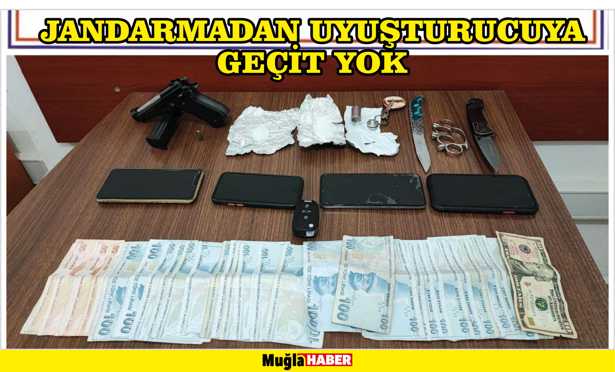 JANDARMADAN UYUŞTURUCUYA GEÇİT YOK