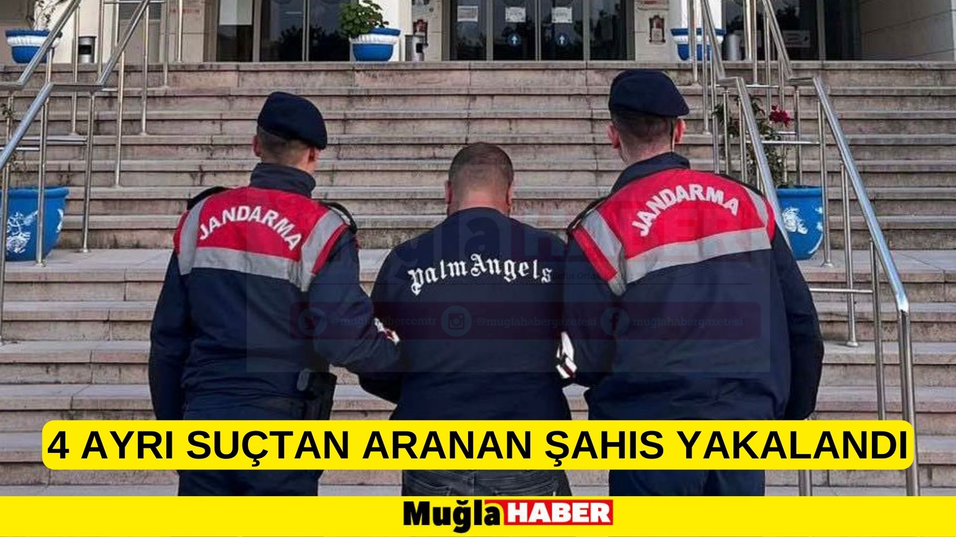 4 AYRI SUÇTAN ARANAN ŞAHIS YAKALANDI