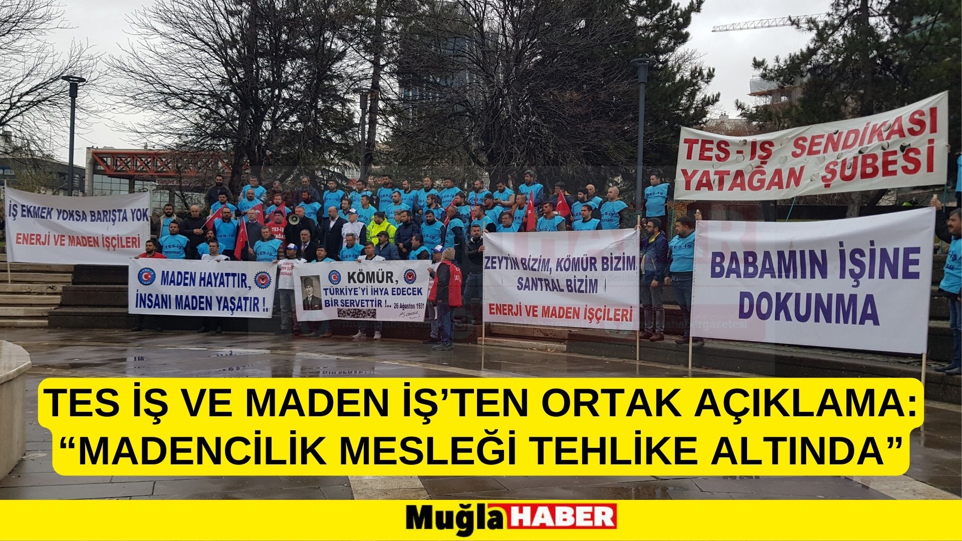 TES İŞ VE MADEN İŞ’TEN ORTAK AÇIKLAMA:  “MADENCİLİK MESLEĞİ TEHLİKE ALTINDA”