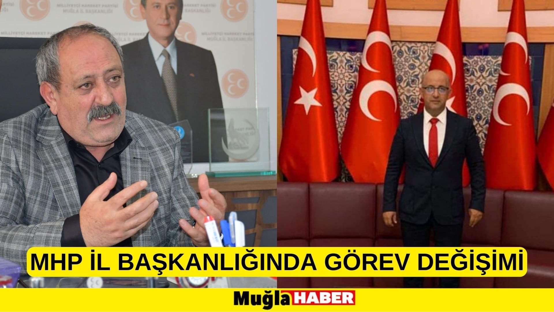 MHP İL BAŞKANLIĞINDA GÖREV DEĞİŞİMİ