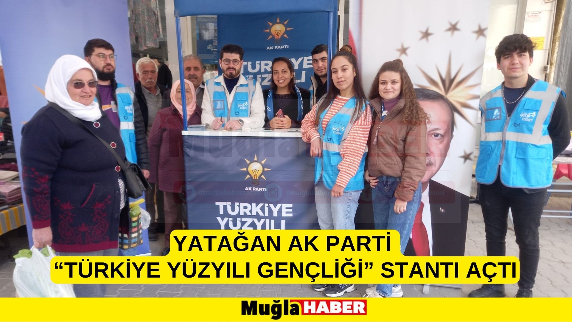 YATAĞAN AK PARTİ “TÜRKİYE YÜZYILI GENÇLİĞİ” STANTI AÇTI