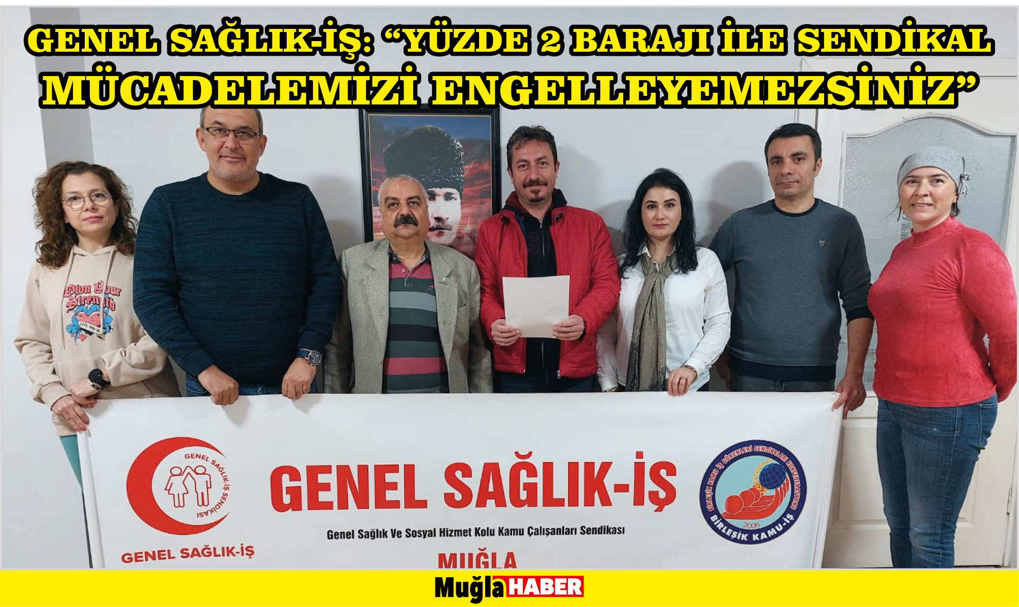 GENEL SAĞLIK-İŞ: “YÜZDE 2 BARAJI İLE SENDİKAL MÜCADELEMİZİ ENGELLEYEMEZSİNİZ”