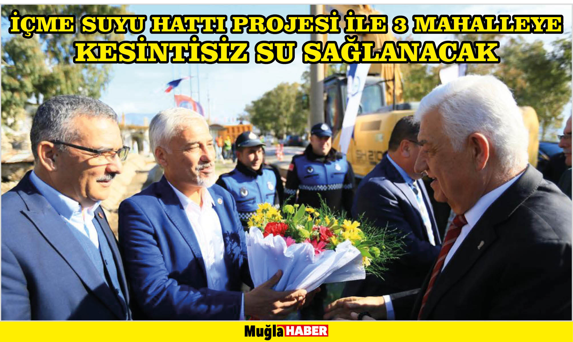 İÇME SUYU HATTI PROJESİ İLE 3 MAHALLEYE KESİNTİSİZ SU SAĞLANACAK