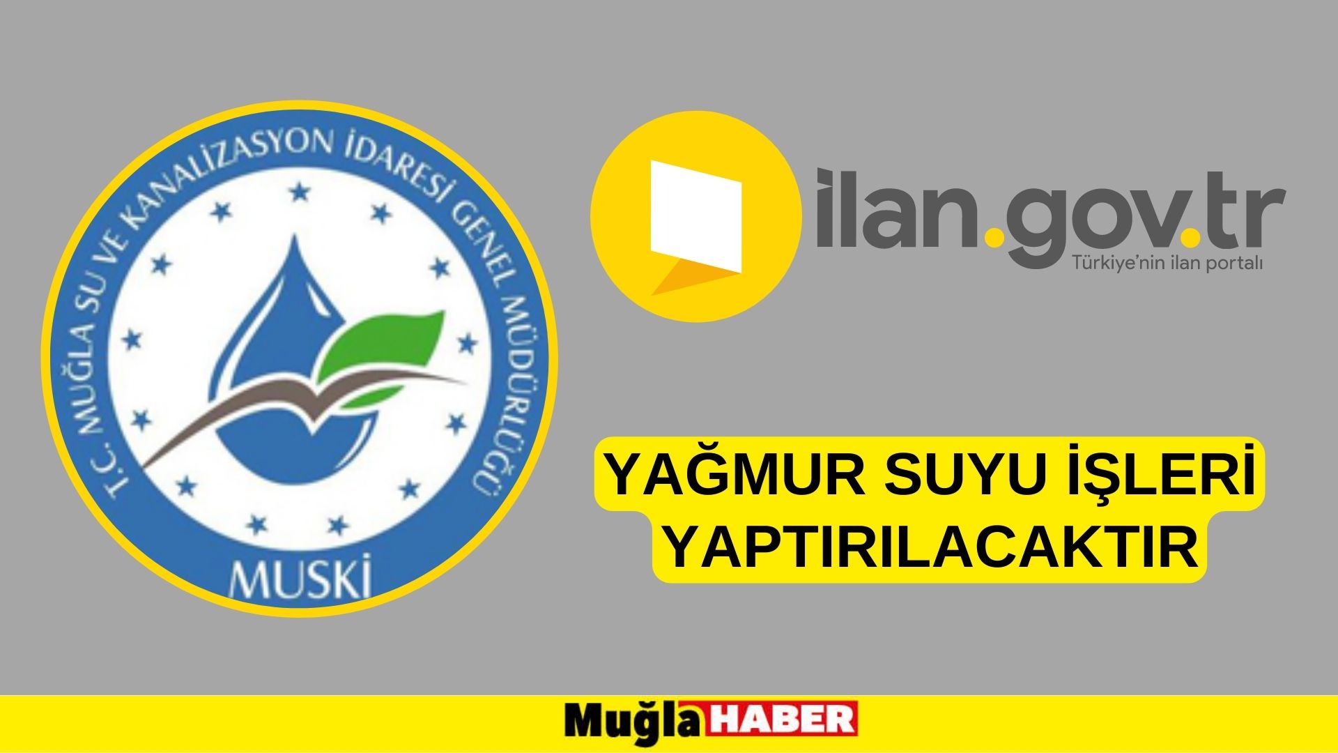 Yağmur suyu işleri yaptırılacaktır