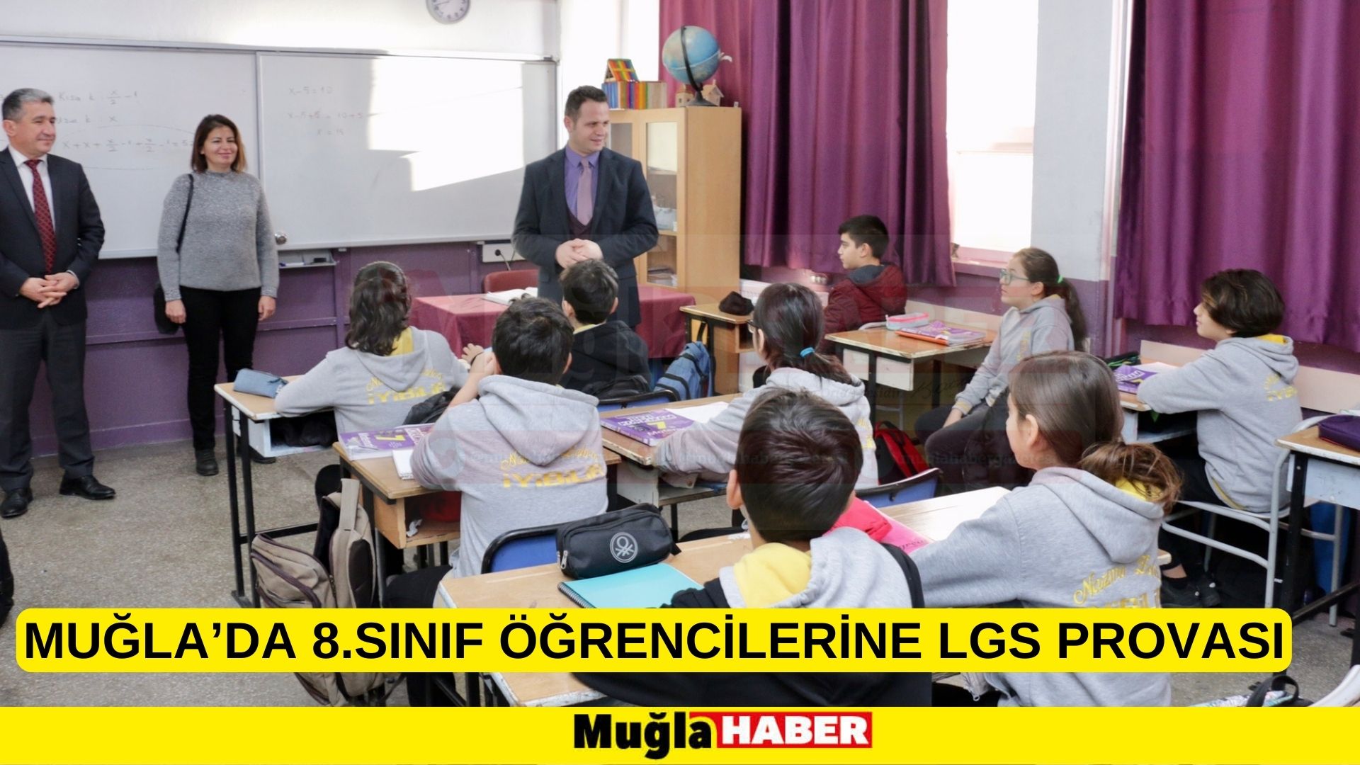 MUĞLA’DA 8.SINIF ÖĞRENCİLERİNE LGS PROVASI