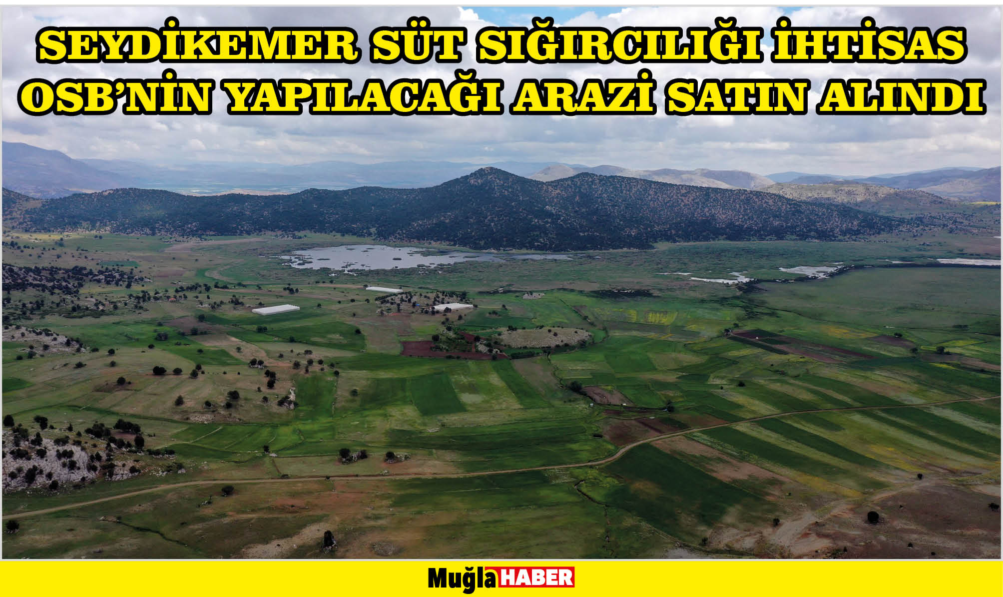 Seydikemer Süt Sığırcılığı İhtisas OSB'nin yapılacağı arazi satın alındı