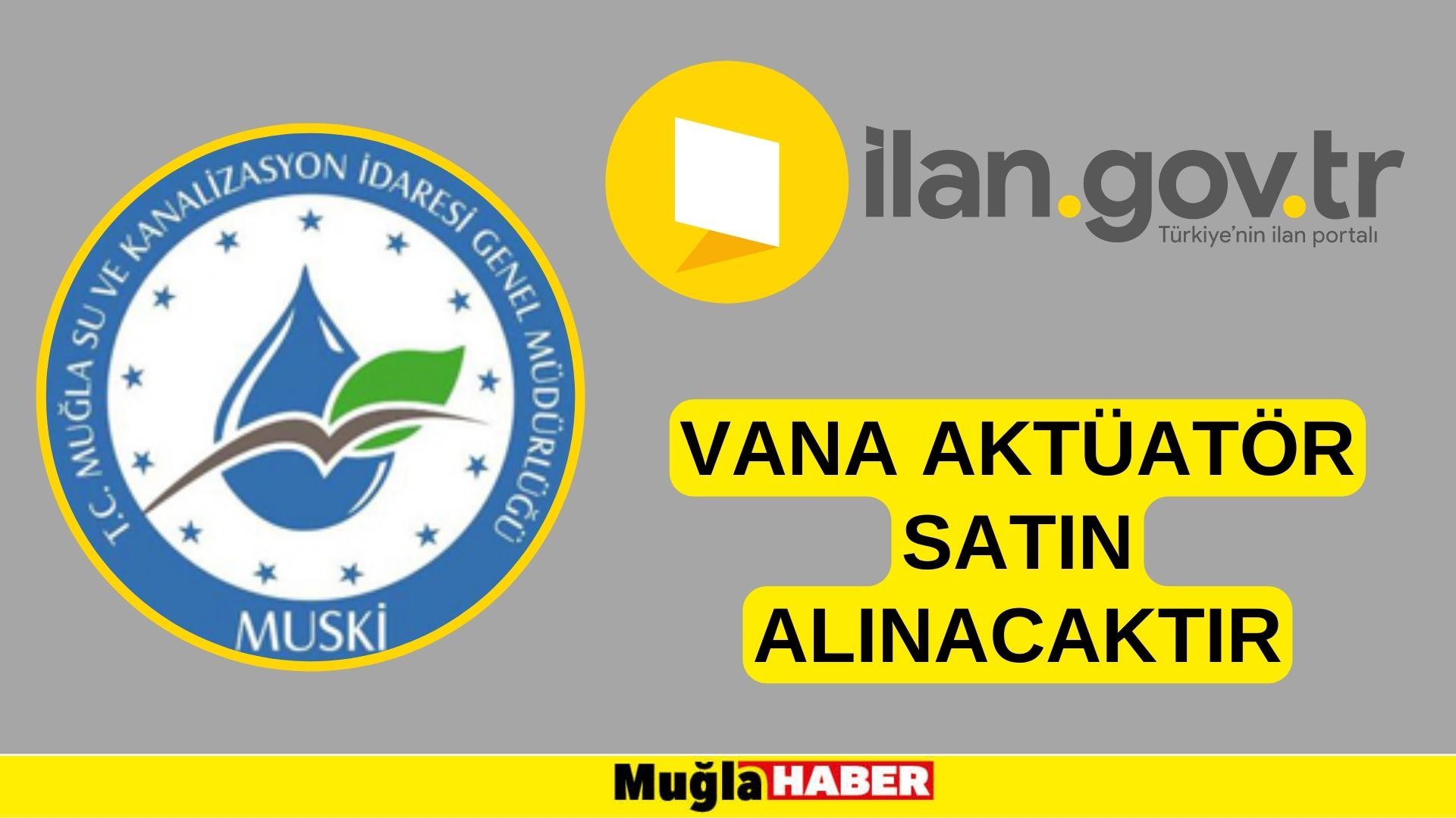 Vana aktüatör satın alınacaktır